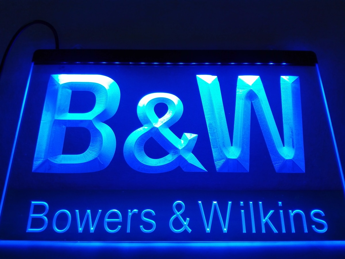 <span style=''>[해외]LL019- B & W Bowers & Wilkins 오디오 극장 네온 사인 홈 데..</span>